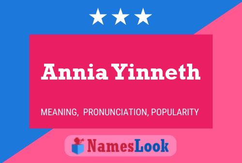 Poster del nome Annia Yinneth