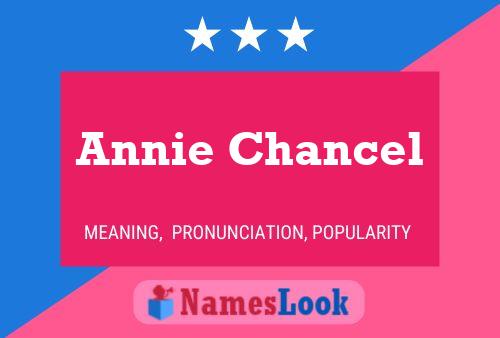 Poster del nome Annie Chancel