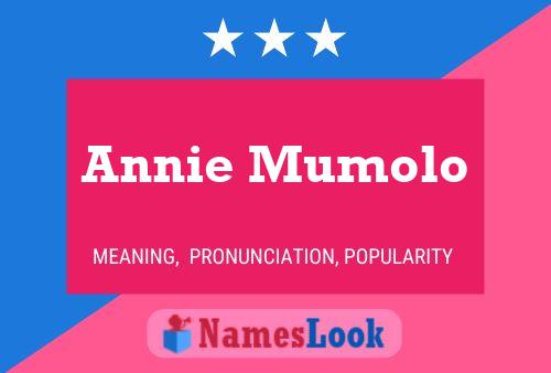 Poster del nome Annie Mumolo