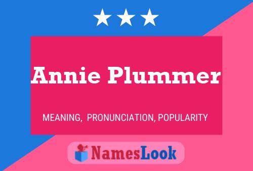 Poster del nome Annie Plummer