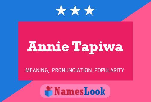 Poster del nome Annie Tapiwa