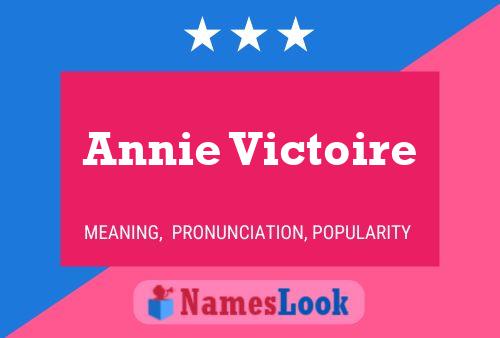 Poster del nome Annie Victoire