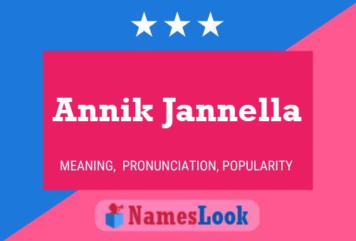 Poster del nome Annik Jannella