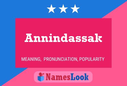 Poster del nome Annindassak