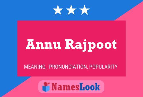 Poster del nome Annu Rajpoot