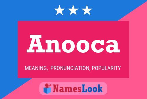 Poster del nome Anooca