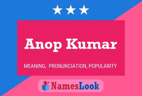 Poster del nome Anop Kumar