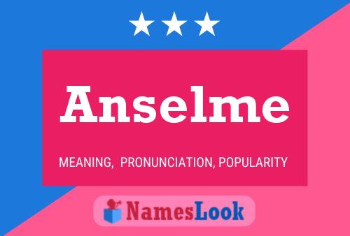 Poster del nome Anselme