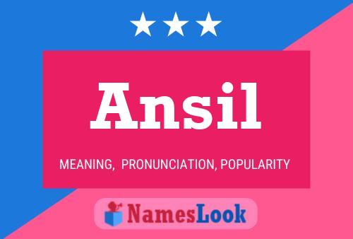 Poster del nome Ansil