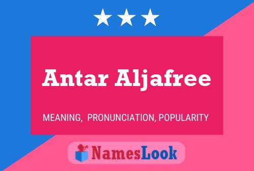 Poster del nome Antar Aljafree