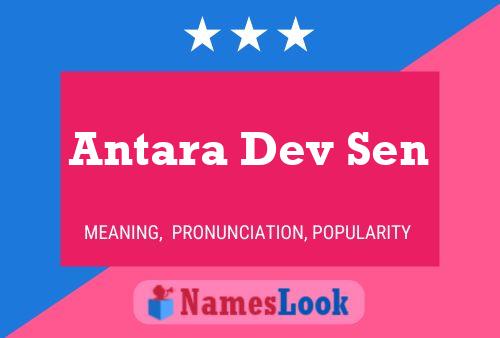 Poster del nome Antara Dev Sen