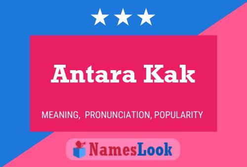 Poster del nome Antara Kak