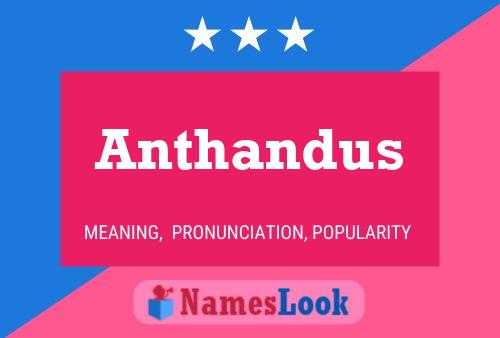 Poster del nome Anthandus