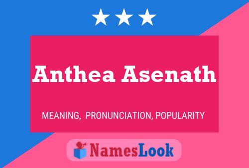 Poster del nome Anthea Asenath