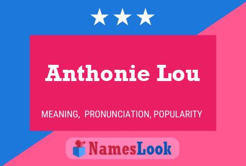 Poster del nome Anthonie Lou