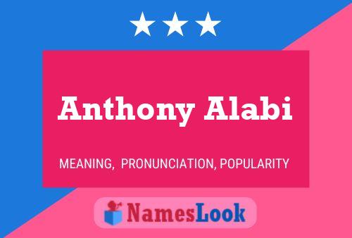 Poster del nome Anthony Alabi