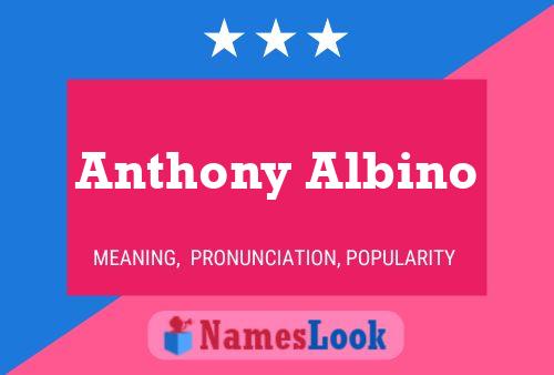 Poster del nome Anthony Albino