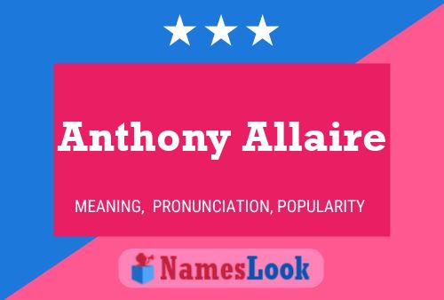 Poster del nome Anthony Allaire