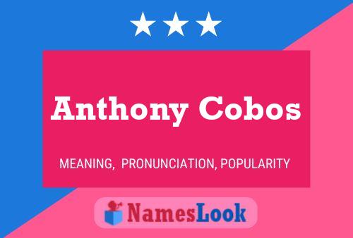 Poster del nome Anthony Cobos