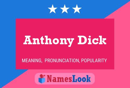 Poster del nome Anthony Dick