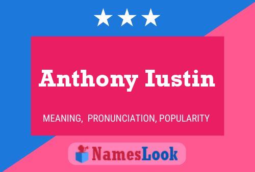 Poster del nome Anthony Iustin