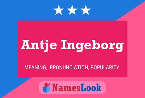 Poster del nome Antje Ingeborg