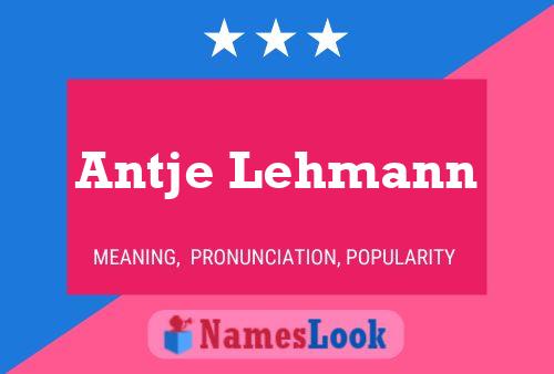 Poster del nome Antje Lehmann