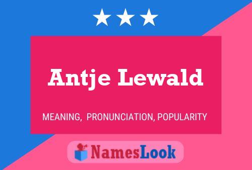 Poster del nome Antje Lewald