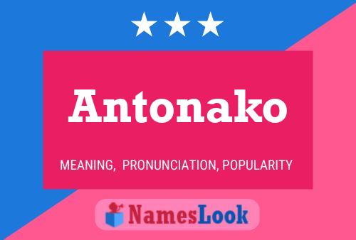 Poster del nome Antonako