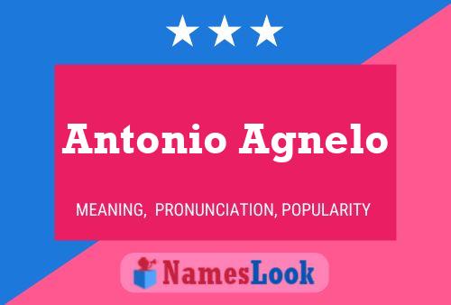 Poster del nome Antonio Agnelo