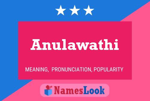 Poster del nome Anulawathi