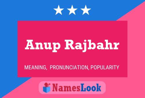 Poster del nome Anup Rajbahr