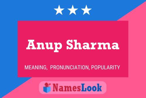 Poster del nome Anup Sharma