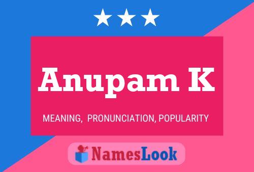 Poster del nome Anupam K