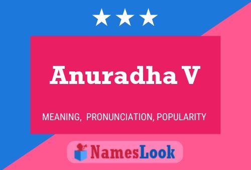 Poster del nome Anuradha V