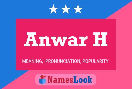 Poster del nome Anwar H