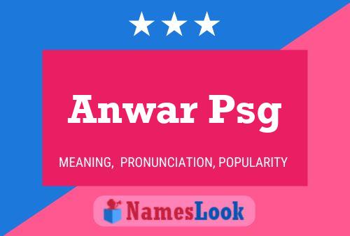 Poster del nome Anwar Psg