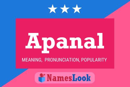 Poster del nome Apanal