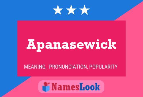 Poster del nome Apanasewick