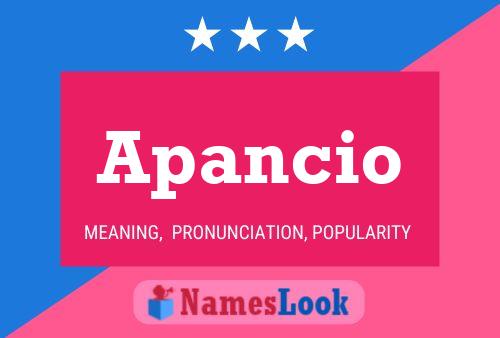 Poster del nome Apancio