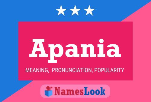 Poster del nome Apania