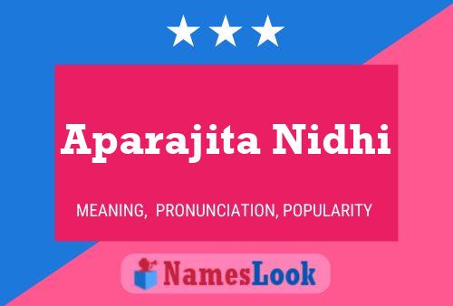 Poster del nome Aparajita Nidhi