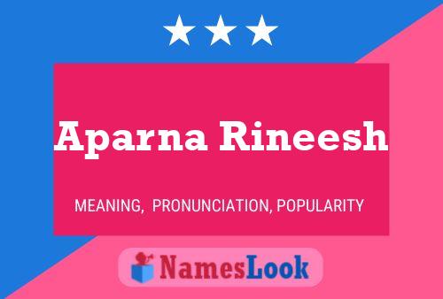 Poster del nome Aparna Rineesh