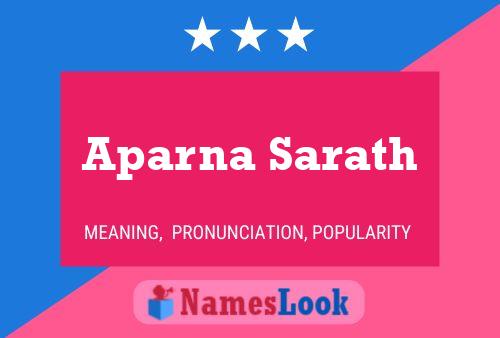 Poster del nome Aparna Sarath