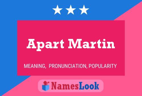 Poster del nome Apart Martin