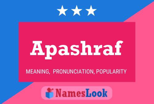 Poster del nome Apashraf