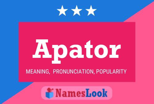 Poster del nome Apator