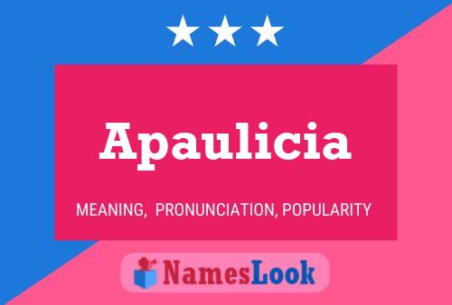 Poster del nome Apaulicia