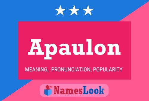 Poster del nome Apaulon