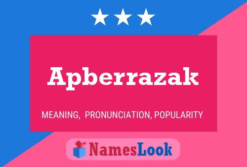 Poster del nome Apberrazak